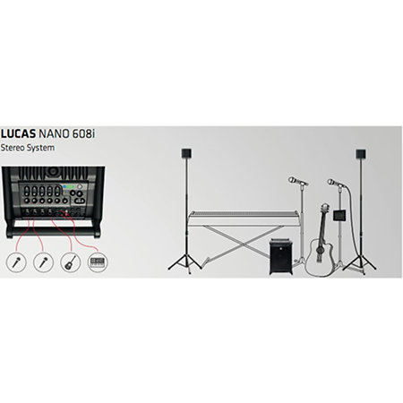 LUCAS NANO 608i Stereo System HK Audio