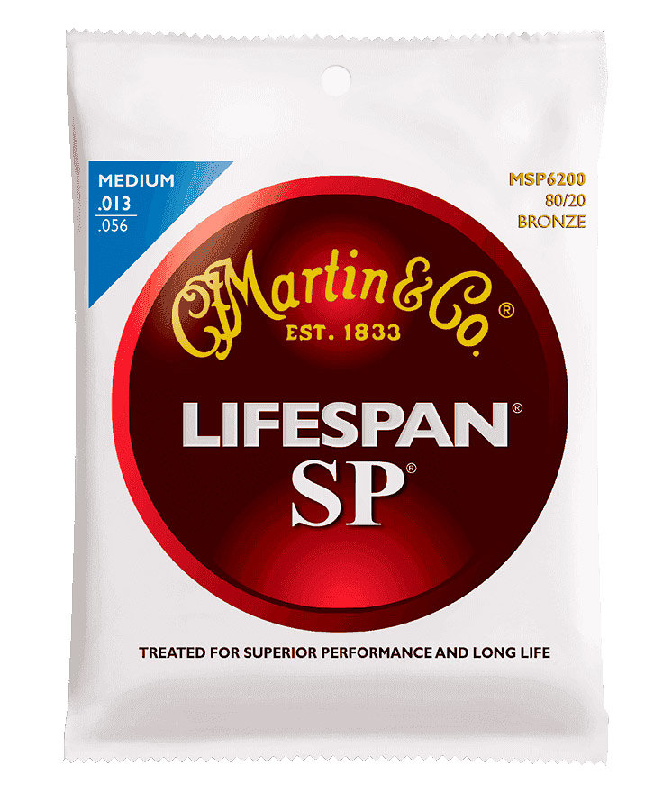 SP Lifespan MSP6200 Medium 13-56 Martin Strings