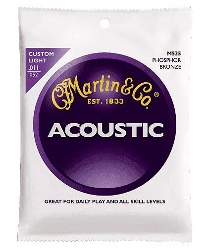 Martin Strings Acoustic M535 Custom Light 11-52