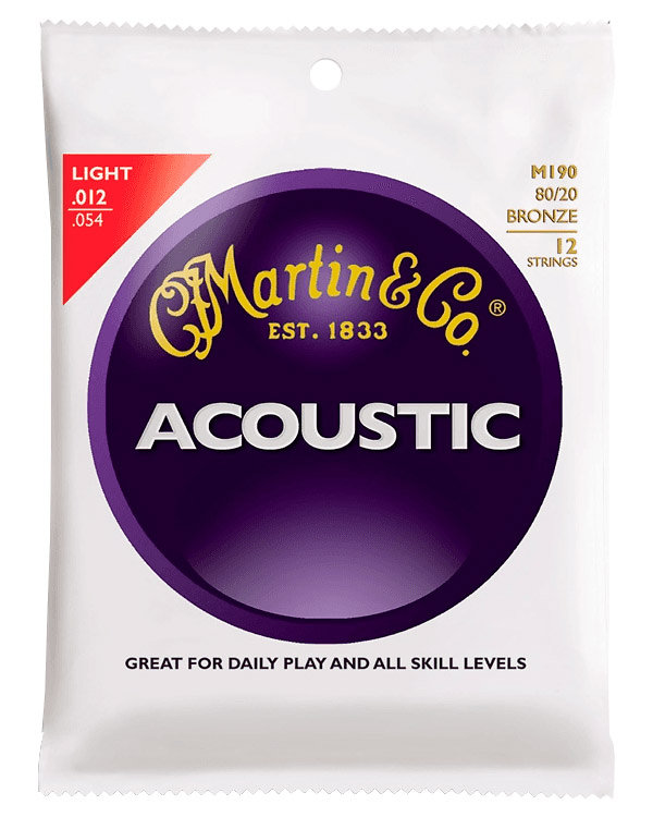 Martin Strings Acoustic M190 Light 12-String 12-54