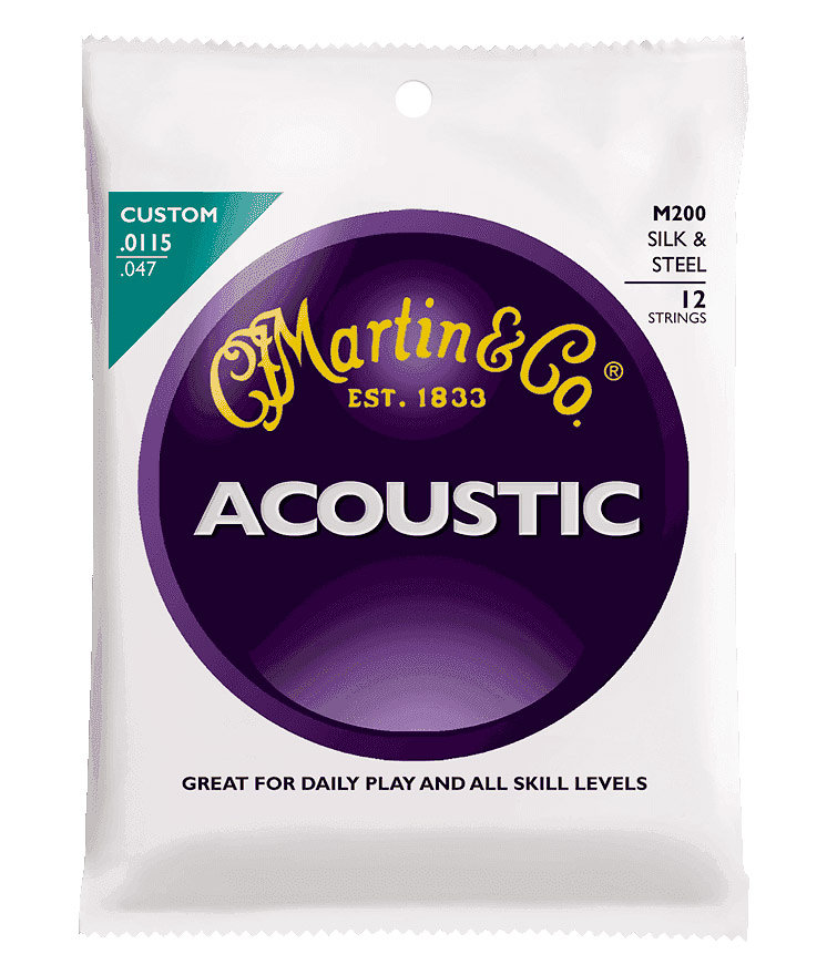 Acoustic M200 Traditional 12-String 11.5-47 Martin Strings