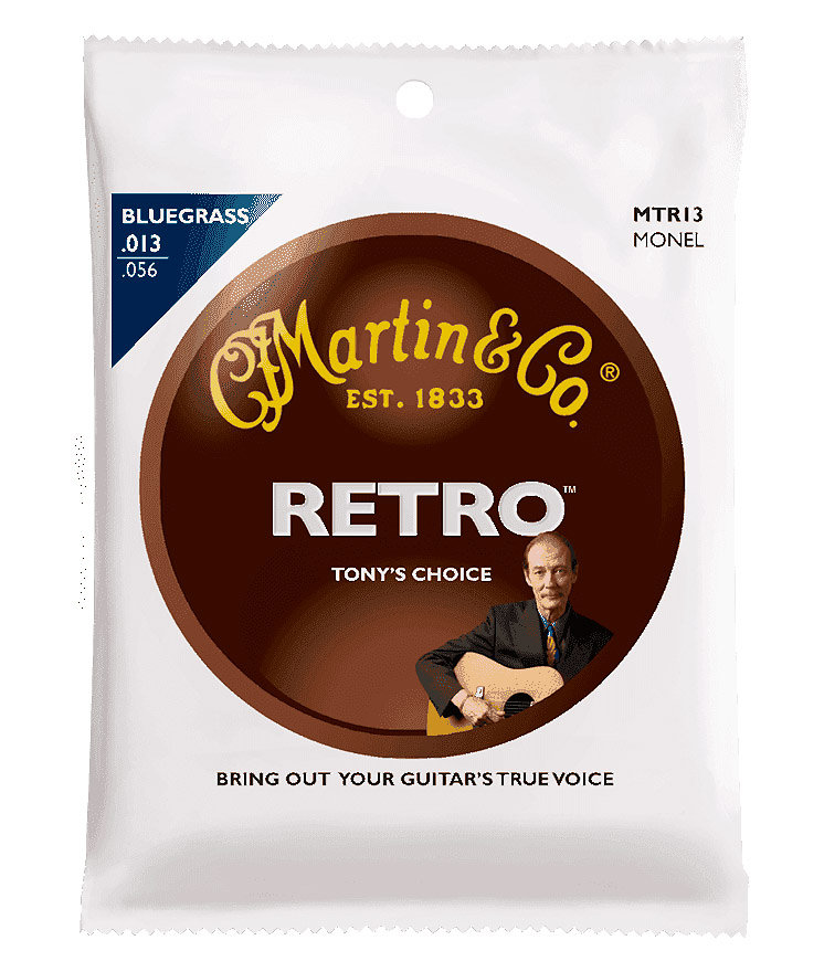 MTR13 RETRO Monel Tony Rice Bluegrass 13/56 Martin Strings