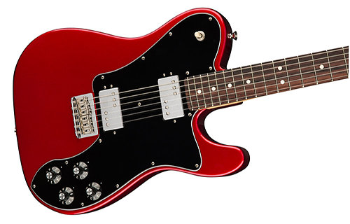 American Professional Telecaster Deluxe ShawBucker Candy Apple Red RW + Etui Fender