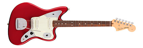 American Pro Jaguar Candy Apple Red + Etui Fender