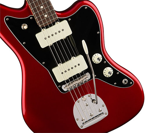 American Pro Jazzmaster Candy Apple Red RW + Etui Fender