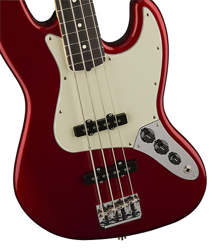 American Pro Jazz Bass Candy Apple Red RW + Etui Fender