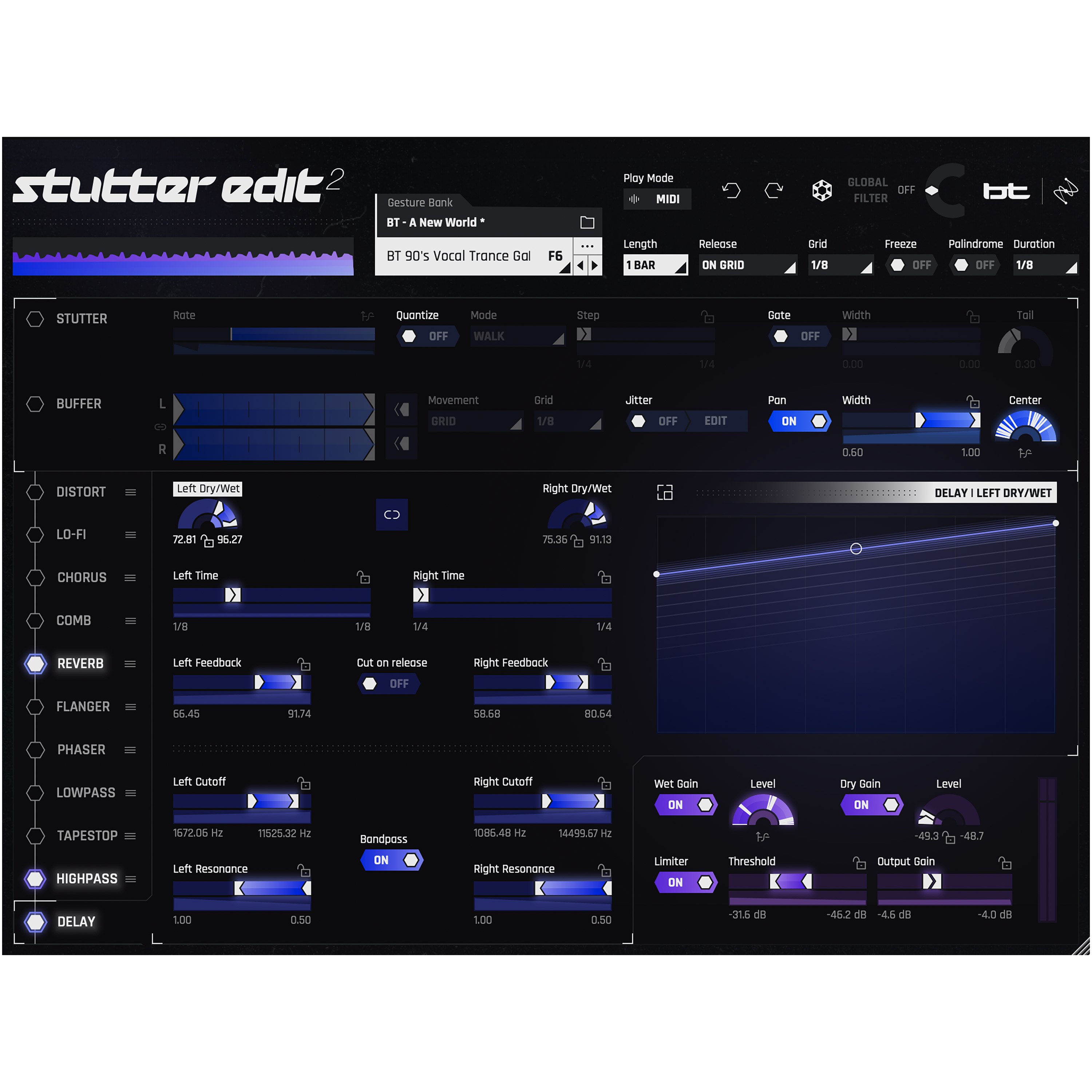 Izotope Stutter Edit 2 - Plug-in software voor effecten SonoVente.com - nl