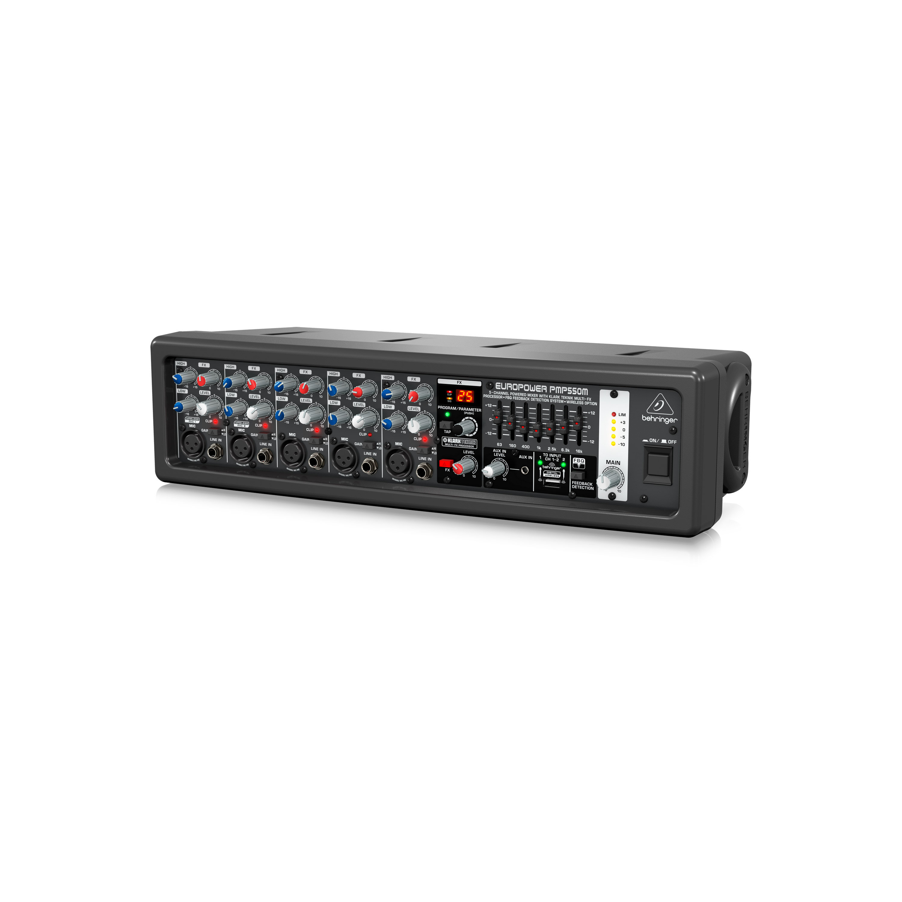 Behringer PMP550M Console de Mixage Amplifiée