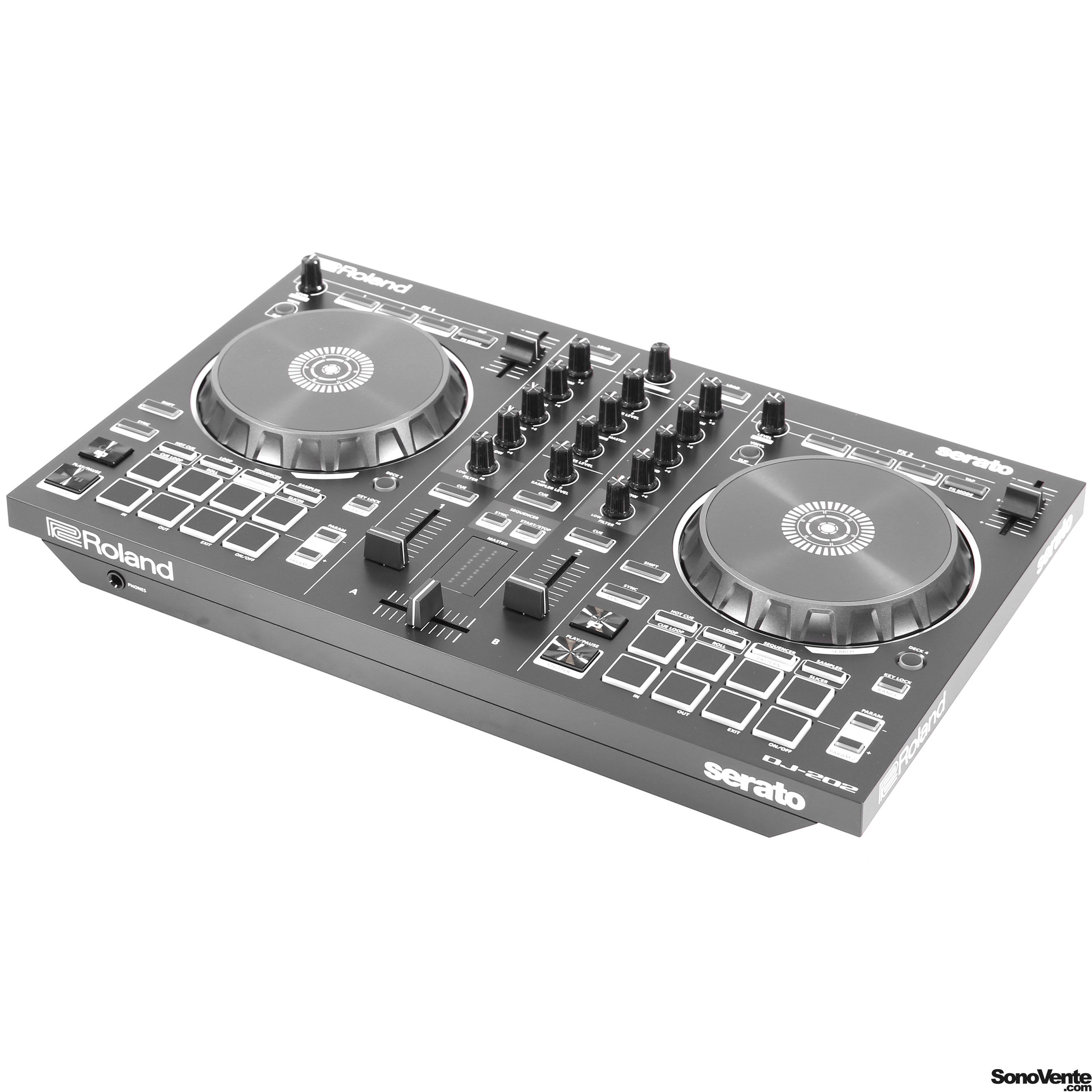 Roland DJ-202 : Contrôleur DJ USB Roland - SonoVente.com