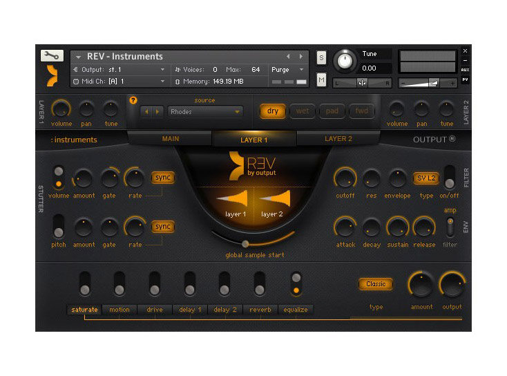 Output REV Reverse Instrument Suite (licence) - Logiciel instruments ...