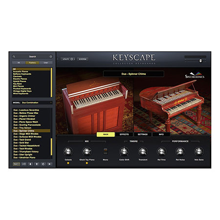 Keyscape : Virtual Instruments Software Spectrasonics