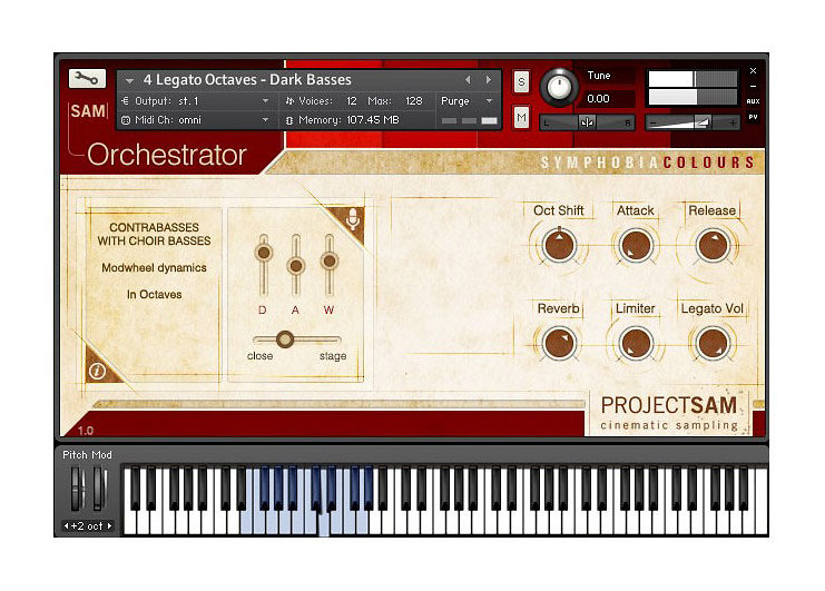 Colours: Orchestrator (licence en téléchargement) Project SAM
