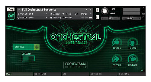 Orchestral Essentials 1 (licence en téléchargement) Project SAM