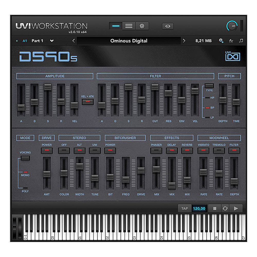 UVI Digital Synsations - Logiciel instruments virtuels SonoVente.com