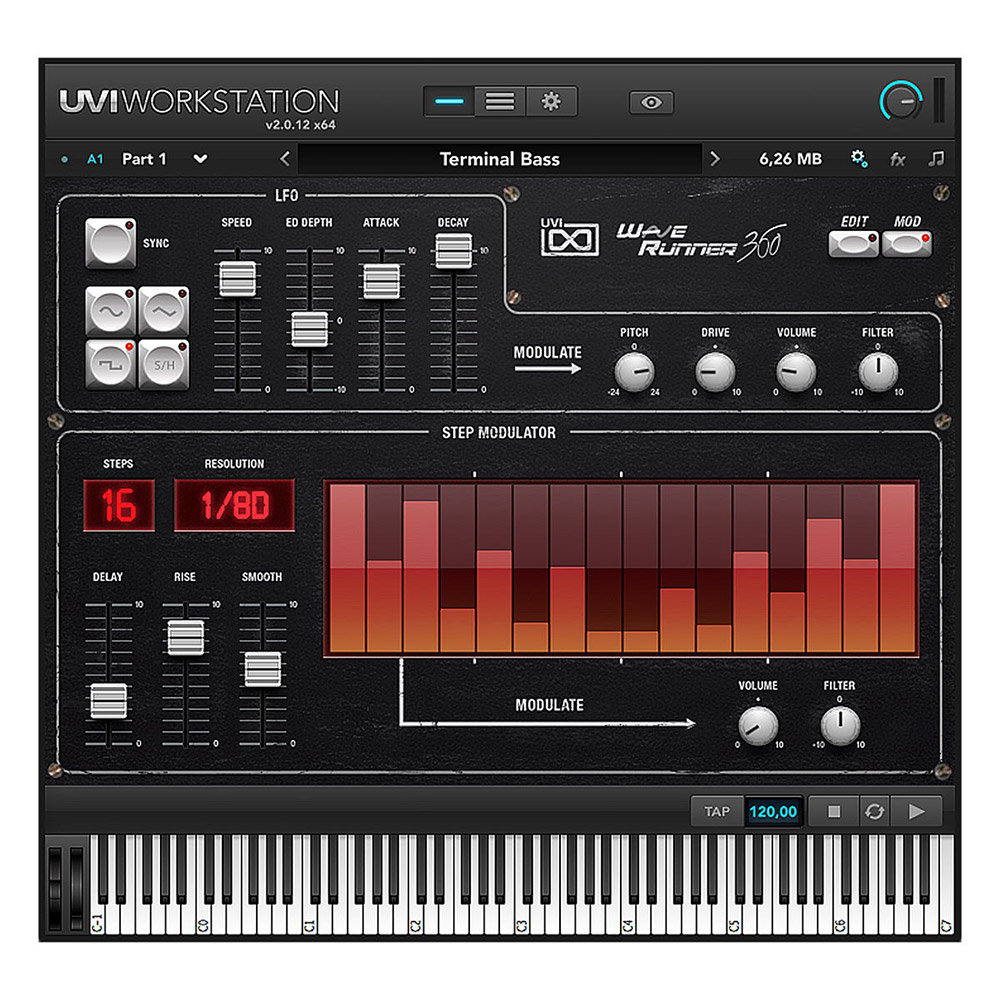 UVI WaveRunner - Logiciel instruments virtuels SonoVente.com - Maroc