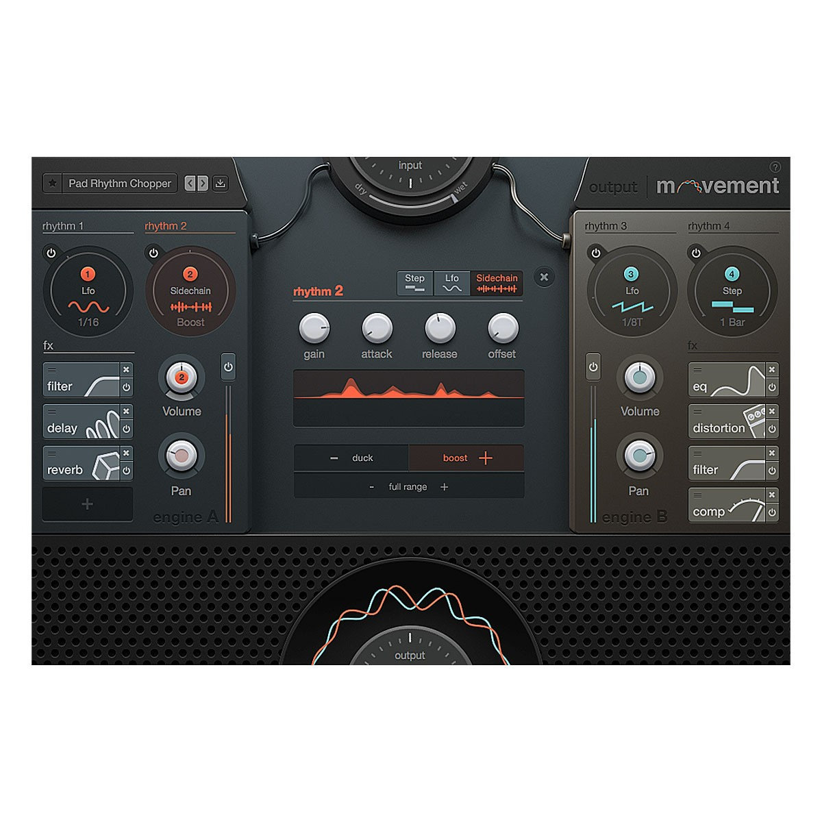 Output Movement (licence) - Logiciel instruments virtuels SonoVente.com