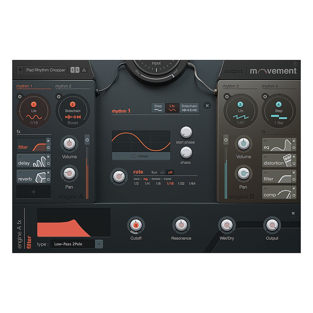 Output Movement (licence) - Virtual Instruments Software SonoVente.com - en