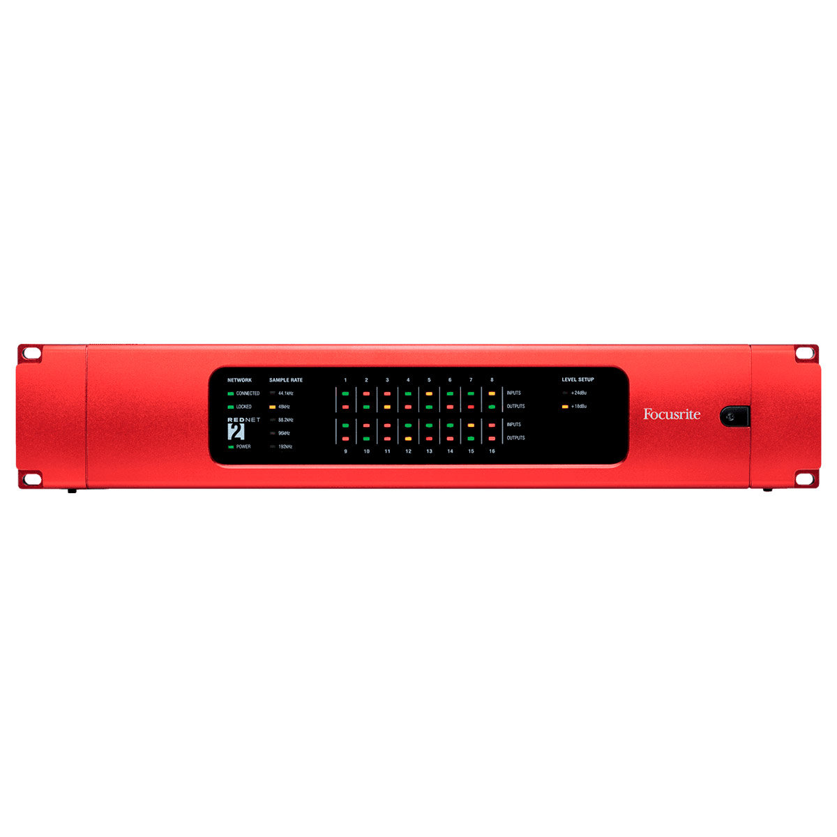 Rednet 2 Rear Focusrite RedNet 2 - Convertisseur A / D D / A SonoVente.com