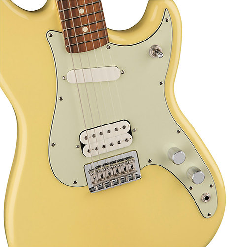 Offset Duo-Sonic HS Canary Diamond Fender