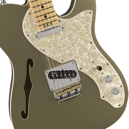 American Elite Telecaster Thinline Champagne Fender