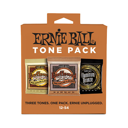 Ernie Ball P03313 Tone Pack acoustique 12-54