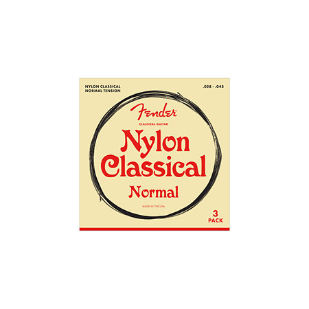 Classical/Nylon Guitar Strings - 3-Pack Fender
