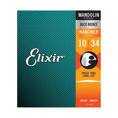 Elixir 11500 Nanoweb 10/34 Mandolin Light