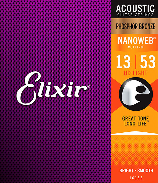 Elixir 16152 Nanoweb 10/47 Light 12-String