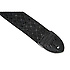 Nylon Jacquard Strap 2" Black Satin Diamond Fender