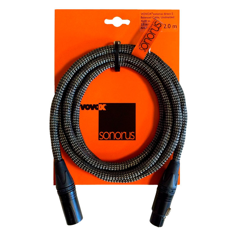 Sonorus Direct S XLR 2m : Microphone Cable Vovox - SonoVente.com - en