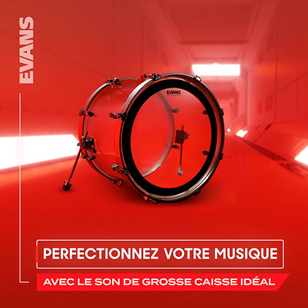 Evans Peau de Grosse Caisse 20". EMAD. Simple Pli BD20EMADCW