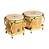 Matador Wood Bongos Natural/Gold Tone M201-AW Latin Percussion