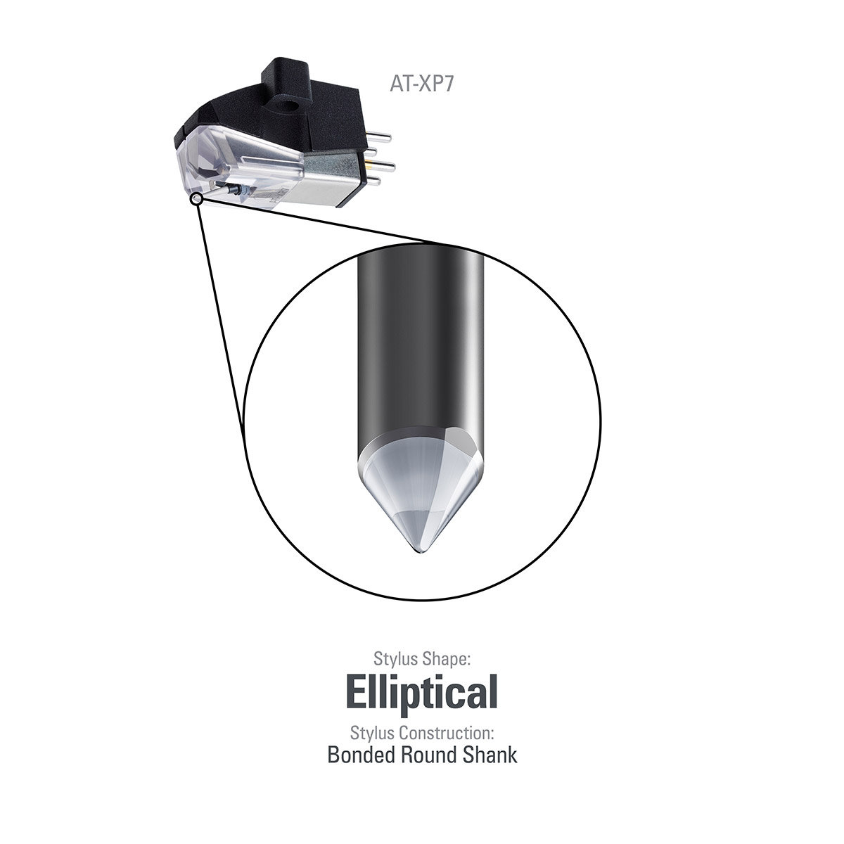 ATN 102 EP Nadel für Audio Technica AT 102 EP - Nachbau Stylus - Diamant