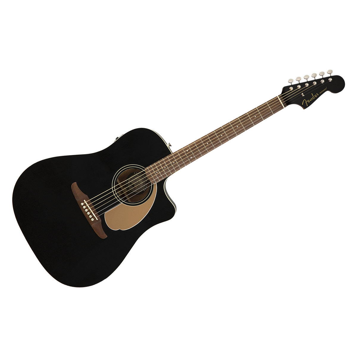 fender electro acoustic black