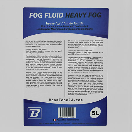 Heavy Fog Fluid 5L BoomTone DJ