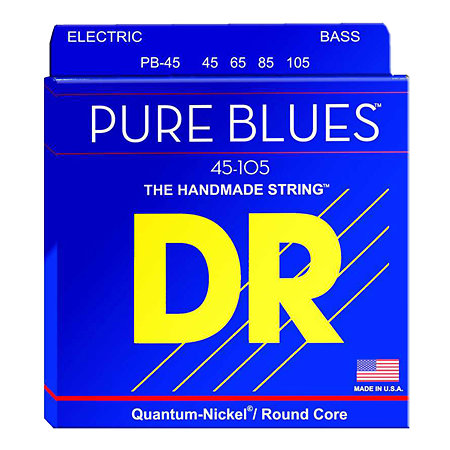 DR Strings PURE BLUES 45-105