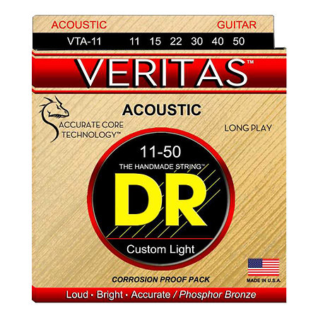 DR Strings Veritas Acoustic VTA-11 11-50