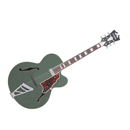 D'Angelico Premier EXL-1 Army Green + housse