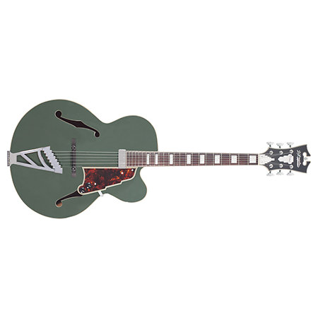 D'Angelico Premier EXL-1 Army Green + housse