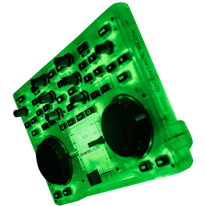 Hercules DJ DJ Control Glow Green Contrôleur DJ USB