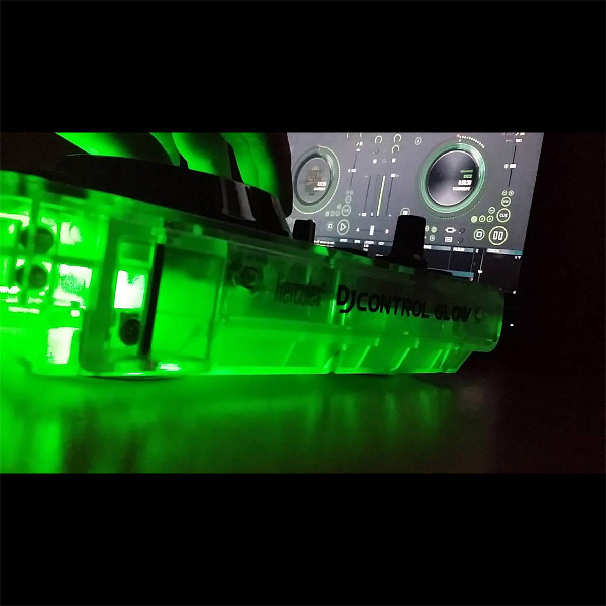 Hercules DJ DJ Control Glow Green Contrôleur DJ USB