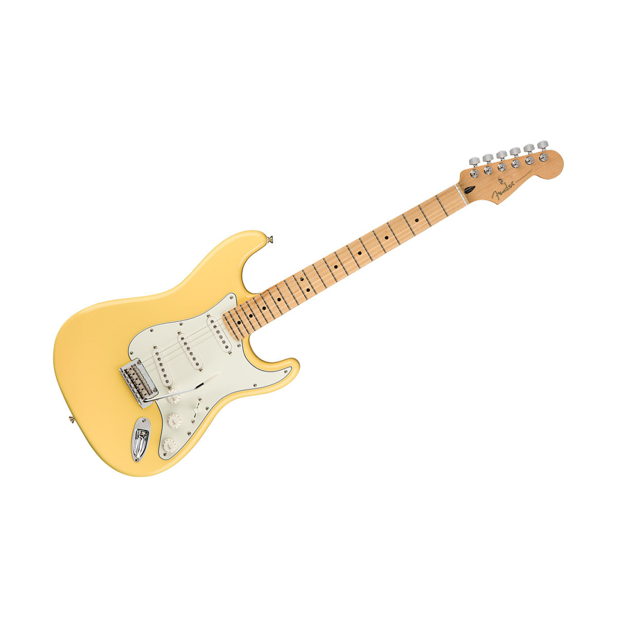 fender player stratocaster buttercream maple neck