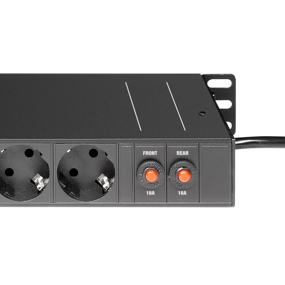 Adam Hall Multiprise secteur 16 prises rackable 19 1 U 874716 ...