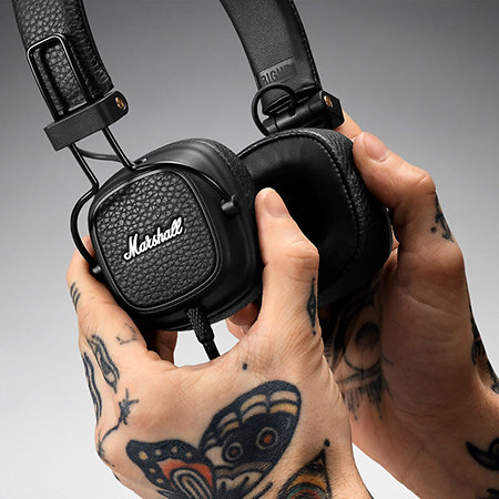 Major III Black : IPhone / IPod / MP3 Headphone Marshall 