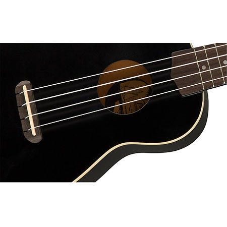 Venice Soprano Ukulélé Black Fender