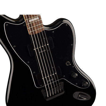 Vintage Modified Baritone Jazzmaster Transparent Black Squier by FENDER
