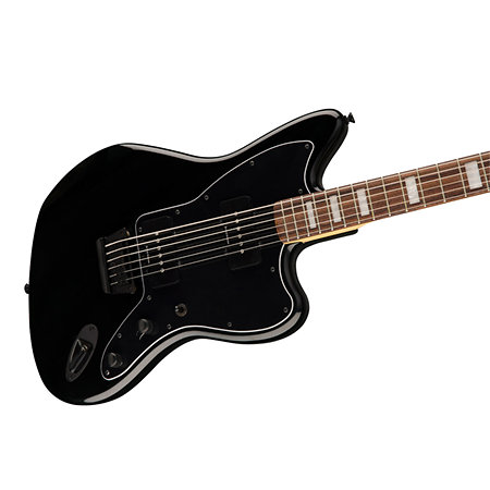 Vintage Modified Baritone Jazzmaster Transparent Black Squier by FENDER