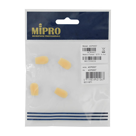 Mipro Lot de 4 Bonnettes pour Micro MU 55