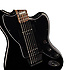 Vintage Modified Baritone Jazzmaster Transparent Black Squier by FENDER