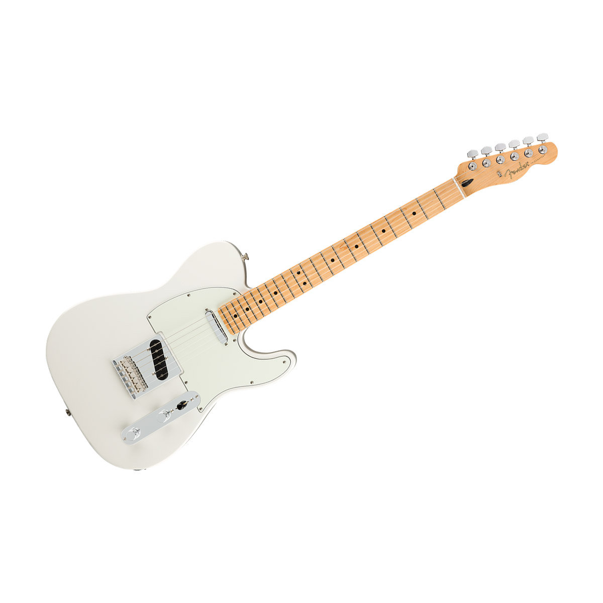 polar white fender telecaster